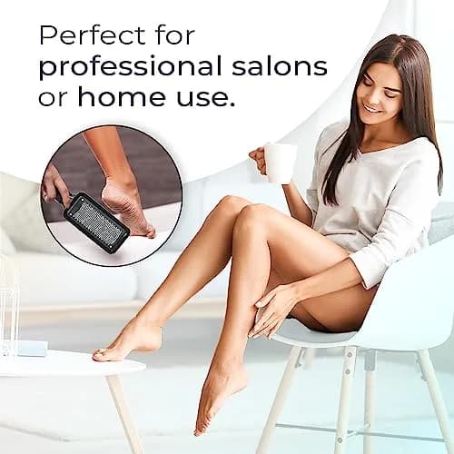 Microplane Foot Scraper White | Stainless Steel Dead Skin Remover for Feet thumbnail 6