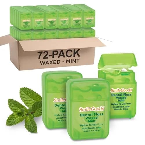 Practicon Waxed Dental Floss Mint Flavored 12yds | Professional Oral Care for Indian Buyers thumbnail 1