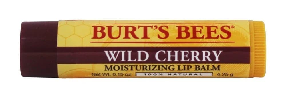 Burt's Bees Lip Balm Wild Cherry 0.15 oz | Nourishes & Moisturizes with Natural Ingredients