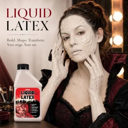 Kangaroo Liquid Latex Body Paint 414ml (14 Fl Oz) | SFX Makeup for Cosplay & Special Effects thumbnail 2