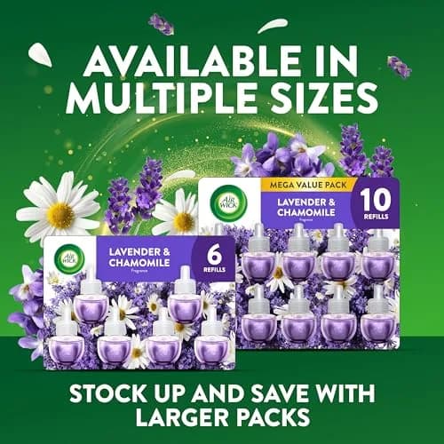 Air Wick Lavender & Chamomile Scented Oil Refills (2 x 0.67 Fl Oz) | Continuous Fragrance for Up to 300 Days thumbnail 8