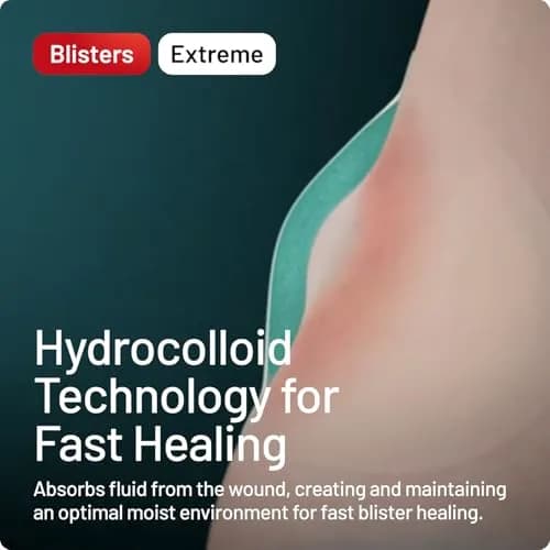 Compeed Sports Heel Blister Plasters 5 Hydrocolloid Cushions | Heal Fast & Discreet thumbnail 4
