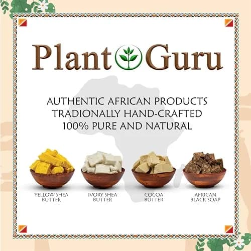 Plant Guru Raw African Shea Butter 16 oz. | Pure, Unrefined, Moisturizes Dry Skin & Hair thumbnail 9