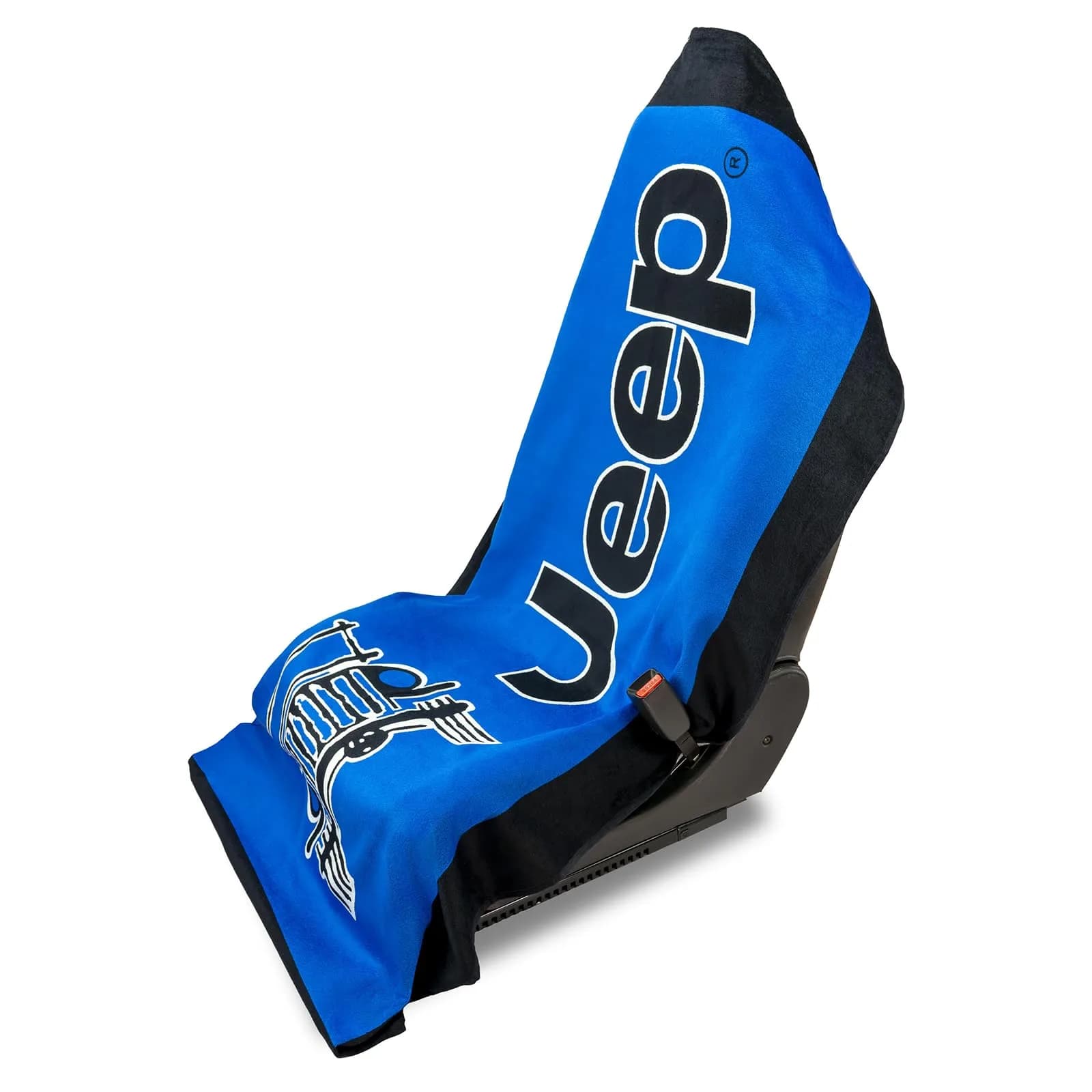 Seat Armour Jeep Seat Towel - Universal Fit Soft Machine Washable Jeep Towel - Easy Install, Multipurpose Towel2Go Seat Cover for Jeep - Blue | Airbag-Safe, Durable — Blue