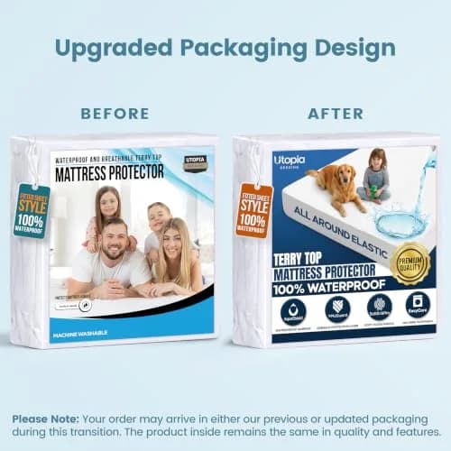 Utopia Bedding Waterproof Mattress Protector California King 17-inch Deep | Breathable Terry Cover with Fitted Style thumbnail 5