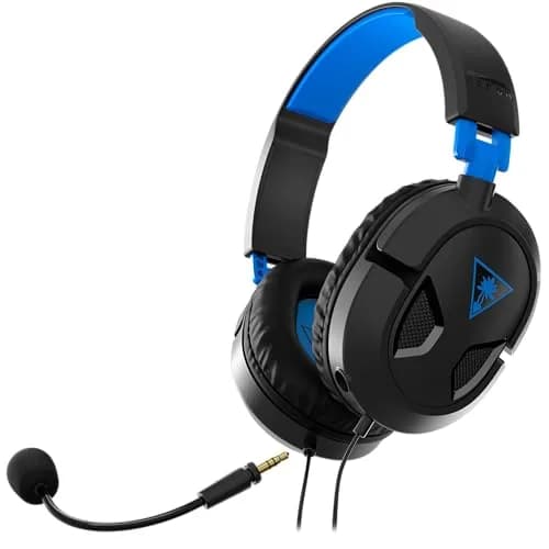 Turtle Beach Recon 50P Gaming Headset with Removable Mic | 40mm Speakers, Stereo, Black/Blue thumbnail 7