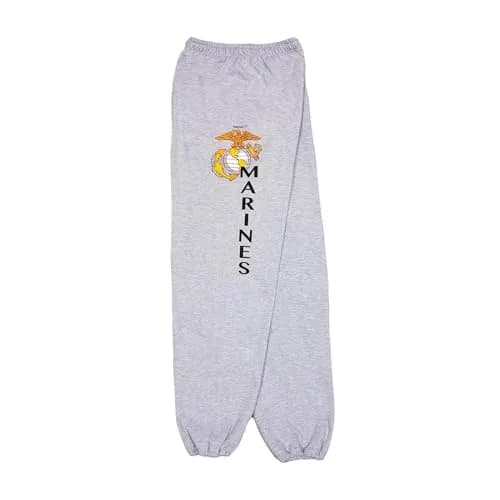 Fox Outdoor Marines Logo Sweatpants, Grey, XX-Large | All-Day Comfort & Durability for Active Men thumbnail 1