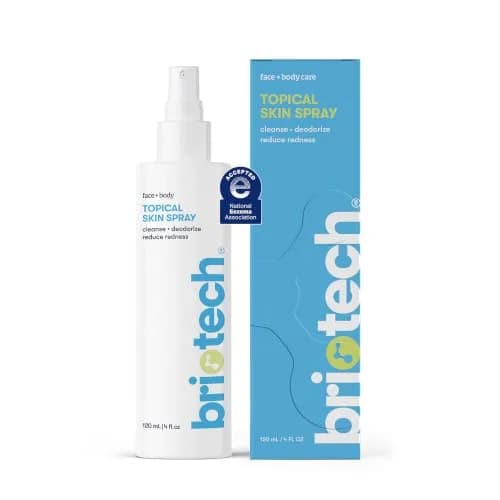 BRIOTECH Hypochlorous Acid Spray for Face and Body 118ml (4 fl oz) | Clinically Tested for Sensitive Skin — 4 Fl Oz