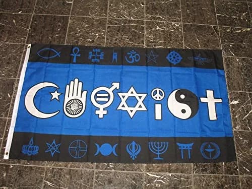 Flags Importer Coexist Polyester Flag 3x5' | Bold Colors, Durable, No Assembly thumbnail 1