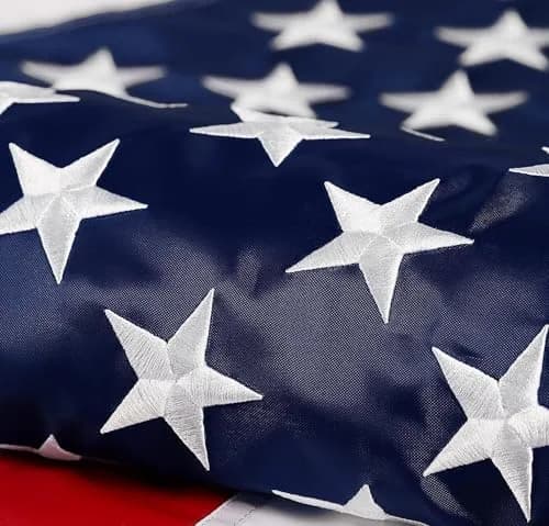Flags Importer USA Flag 3x5' Nylon Embroidered Indoor & Outdoor Flag thumbnail 2