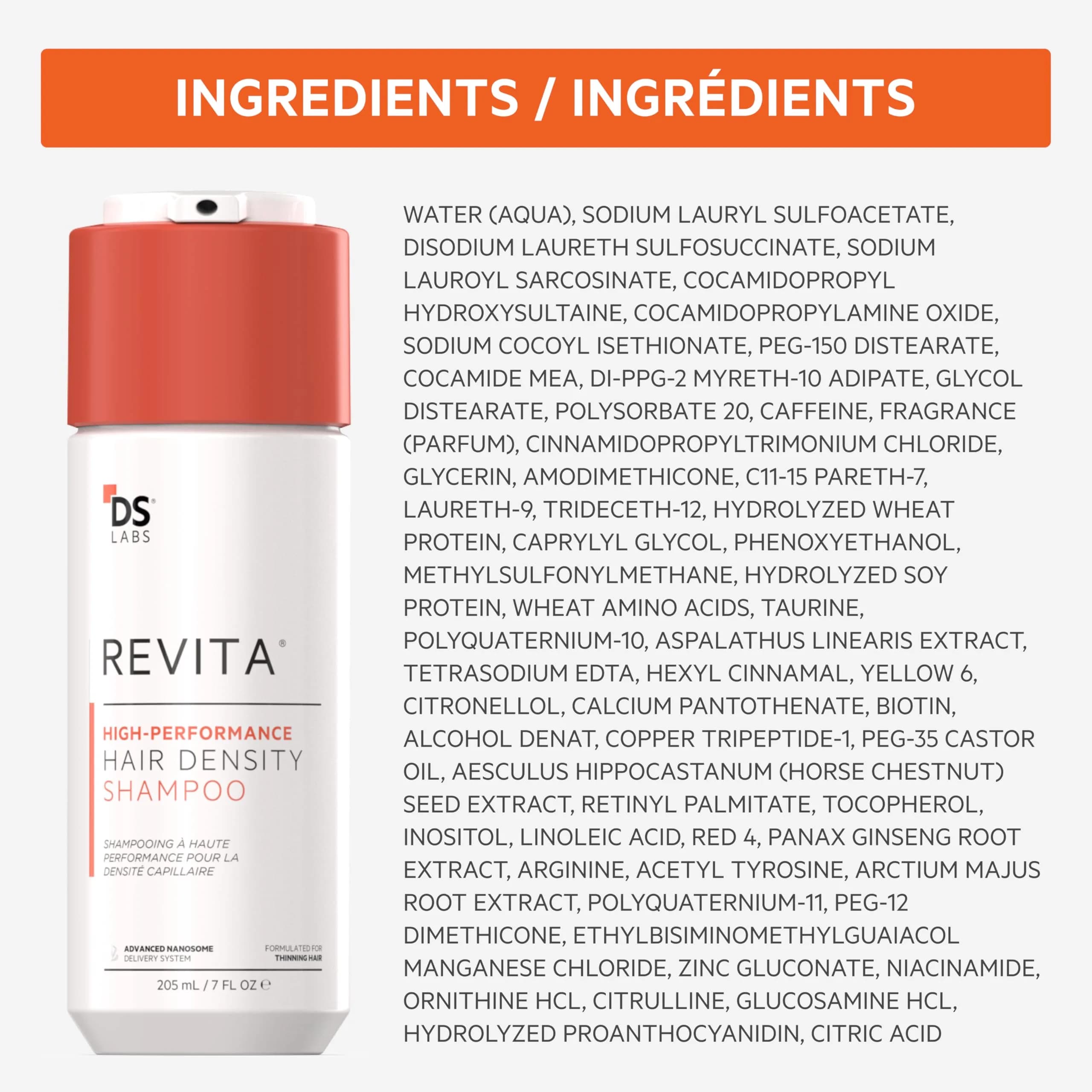 DS Labs Revita Hair Density Shampoo for Thinning Hair, Color Safe, 925 mL (31 Fl Oz) | Supports Scalp Wellness & Fuller-Looking Hair - view 9