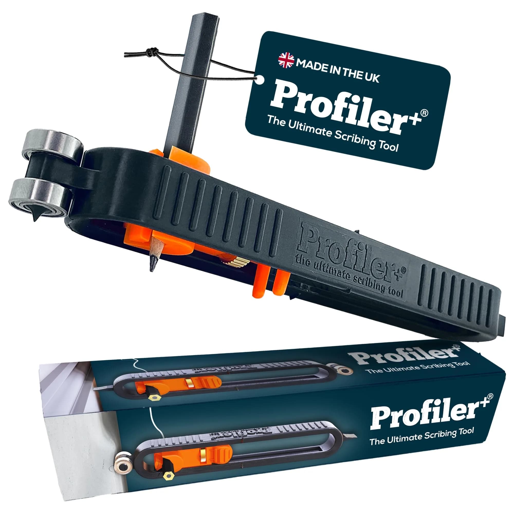 Profiler+ Multifunction Scribing Tool – Adaptable to Any Marker, Precise Woodworking & Carpentry (0.5mm) | UK Made