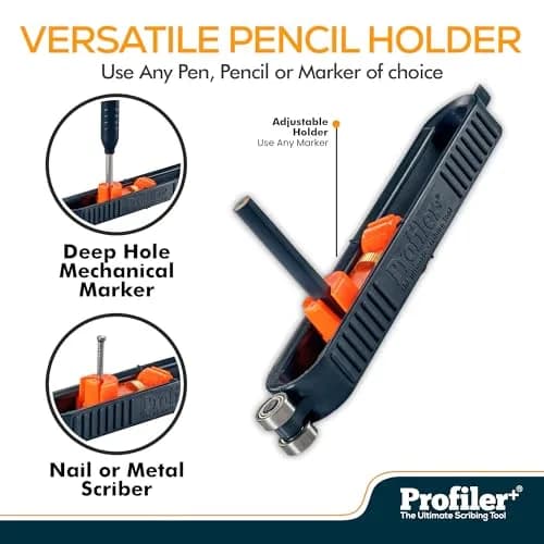 Profiler+ Multifunction Scribing Tool – Adaptable to Any Marker, Precise Woodworking & Carpentry (0.5mm) | UK Made thumbnail 3