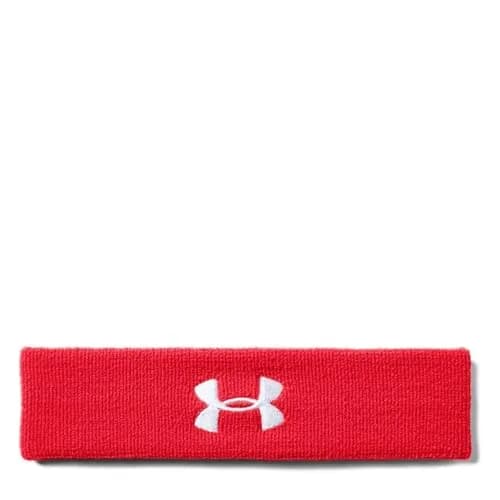 Under Armour Men's Performance Headband Red/White | Sweat-Wicking & Quick-Dry for Sports - main product image