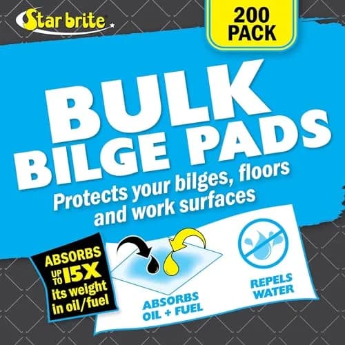 STAR BRITE Bilge Oil Pads - Absorbs Oil, Repels Water | 6.53 kg (14.4 lb) Pack thumbnail 2