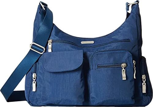 Baggallini Everywhere Bagg Hobo Crossbody Bag 25.5cm (10 inches) | Water-Resistant Travel Bag with RFID Wristlet thumbnail 4
