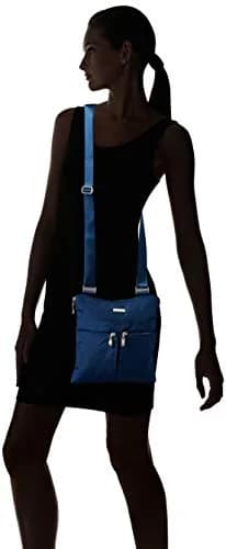 Baggallini Women's Horizon Crossbody 10x10.5" Water-Resistant Nylon Purse with RFID Wristlet thumbnail 2
