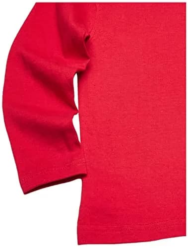 French Toast Big Boys' Basic Long Sleeve Crew Neck Tee, School Red, Large | Soft 100% Cotton, Versatile for School & Play thumbnail 3