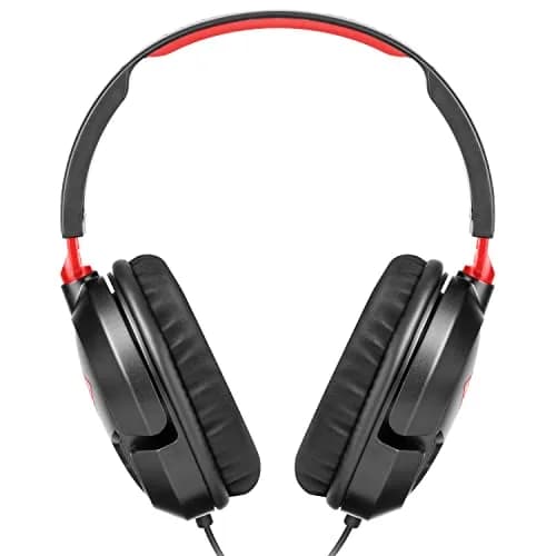 Turtle Beach Recon 50 Wired Gaming Headset for PC, PS5, Xbox | Red & Black Stereo thumbnail 6