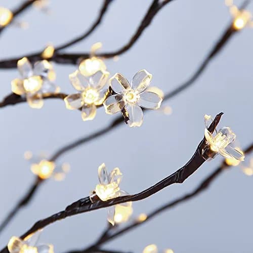 LIGHTSHARE 5FT 128 LED Cherry Blossom Tree | Warm White Lights thumbnail 4