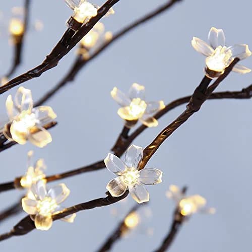 LIGHTSHARE 5FT 128 LED Cherry Blossom Tree | Warm White Lights thumbnail 5