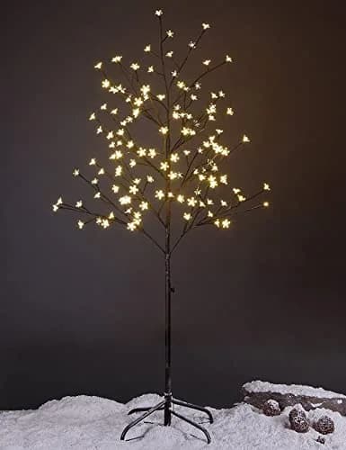 LIGHTSHARE 5FT 128 LED Cherry Blossom Tree | Warm White Lights thumbnail 2