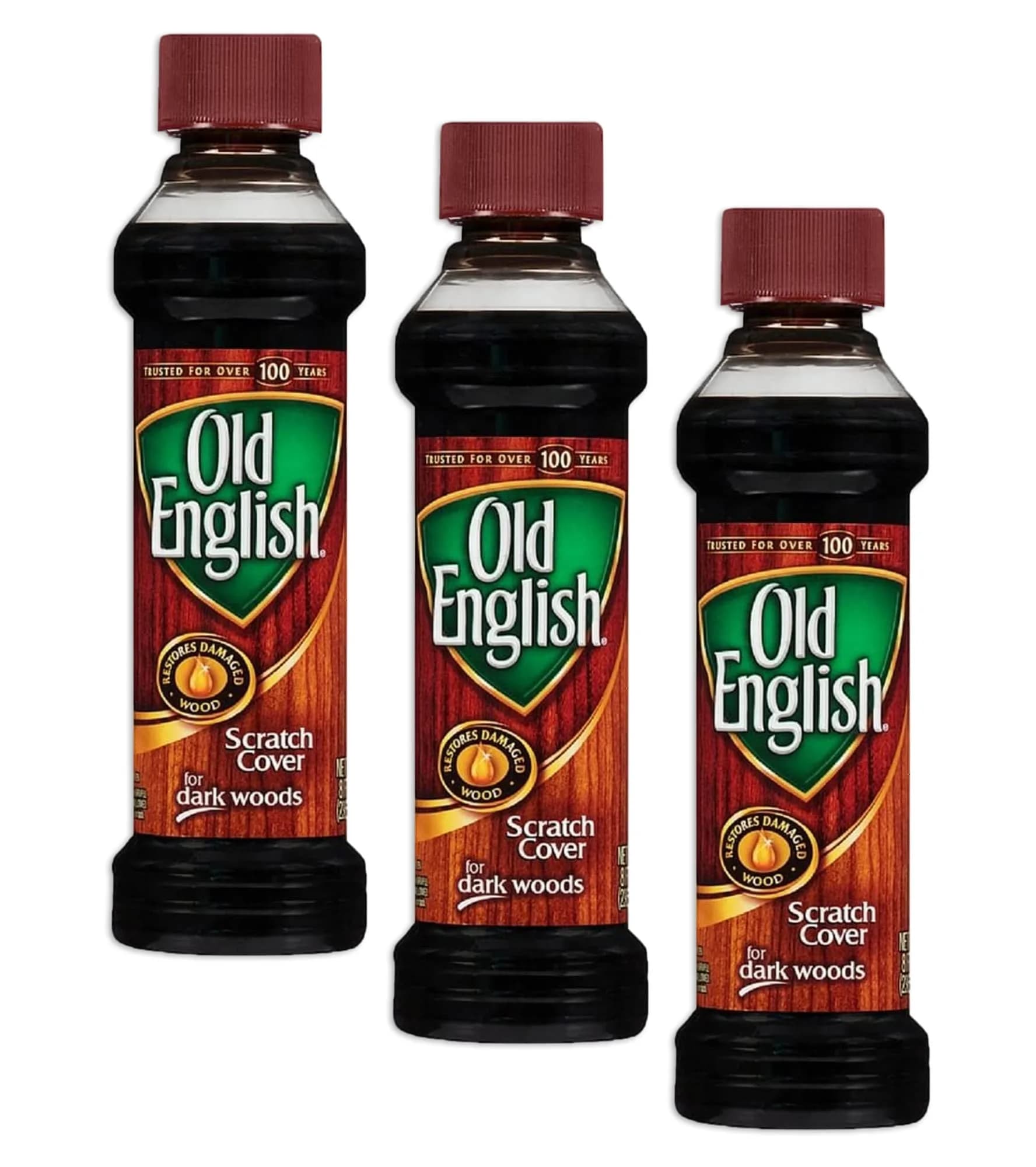 Old English Scratch Cover For Dark Woods Polish 8 oz (Pack of 3) - main product image
