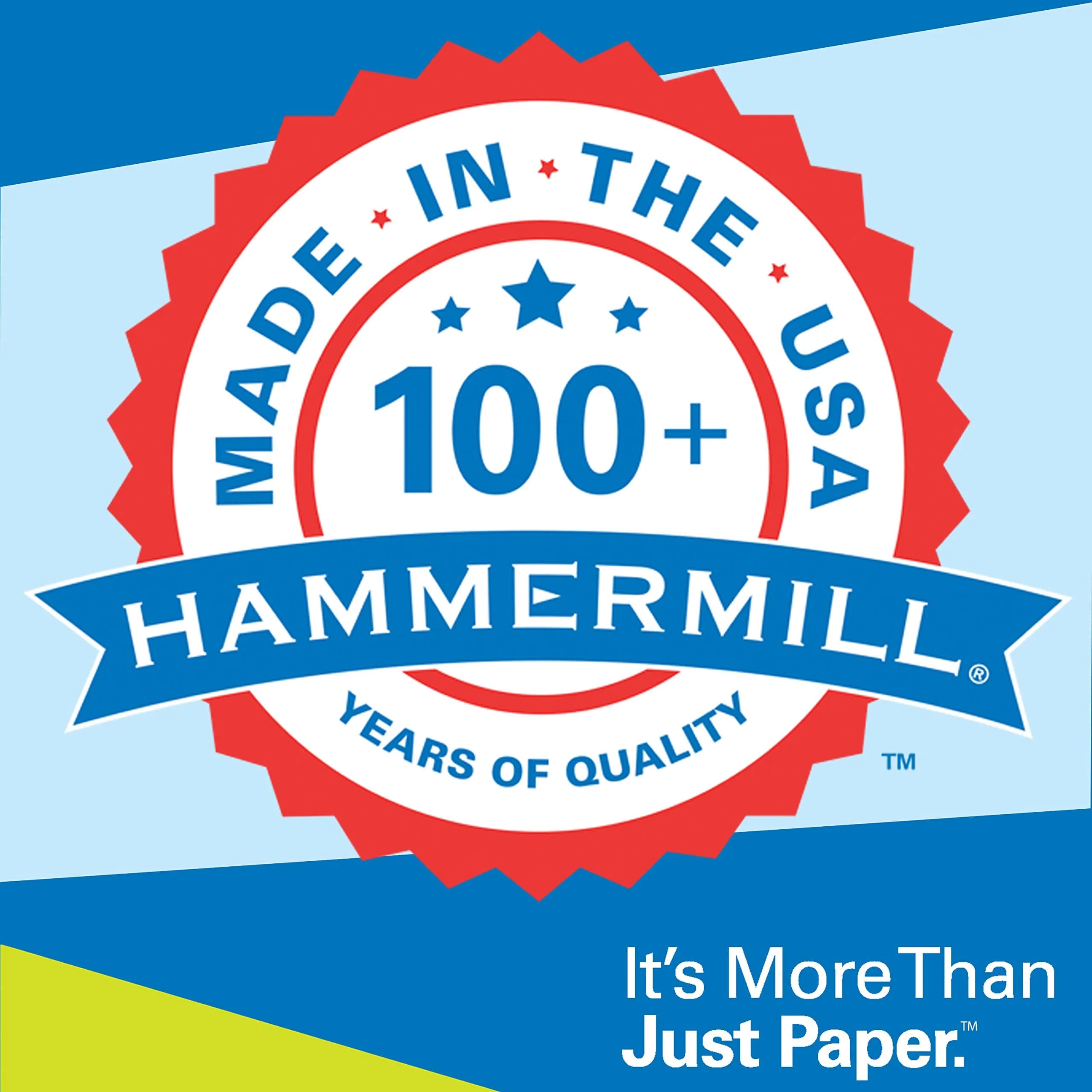 Hammermill Printer Paper, Multipurpose Inkjet Paper 24 lb, 8.5 x 11-96 Bright, 2500 Sheets | Acid-Free, ColorLok Technology - view 3
