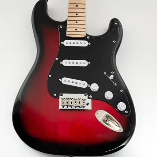 Musiclily Pro SSS 11-Hole ST Guitar Pickguard 1Ply Black | Fits Fender Stratocaster, 2mm PVC thumbnail 5