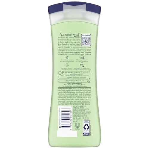 Vaseline Intensive Care Aloe Soothe Body Lotion 2-Pack | 400ml (13.53 Fl Oz) | Heals Dry Skin thumbnail 2