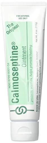 Calmoseptine Ointment Tube, 4 Ounce | Skin Protectant for Wounds & Irritations thumbnail 1