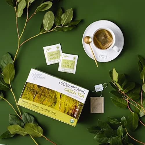 Prince Of Peace Organic Green Tea 100 Tea Bags | Unsweetened, Lower Caffeine, Organic & Herbal Benefits thumbnail 2