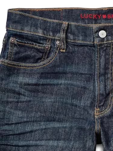 Lucky Brand Men's 410 Athletic Fit Jean, Barite, 29W x 34L | Relaxed Fit Tapered Leg thumbnail 7