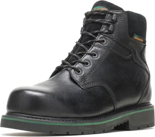 HyTest Mens 6 Black Composite Toe Waterproof SR Boot 9.0 EEE | Durable Work Boot with Composite Toe thumbnail 1