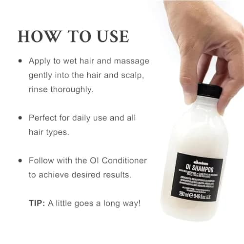 Davines OI Shampoo Daily Hair Softening & Hydrating | All Hair Types, 9.5 Fl Oz thumbnail 4