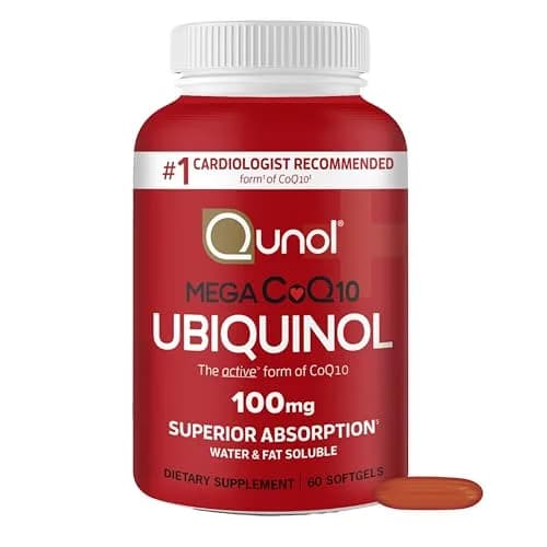 Qunol Mega Ubiquinol CoQ10 100mg | Superior Absorption for Heart & Energy Support thumbnail 1
