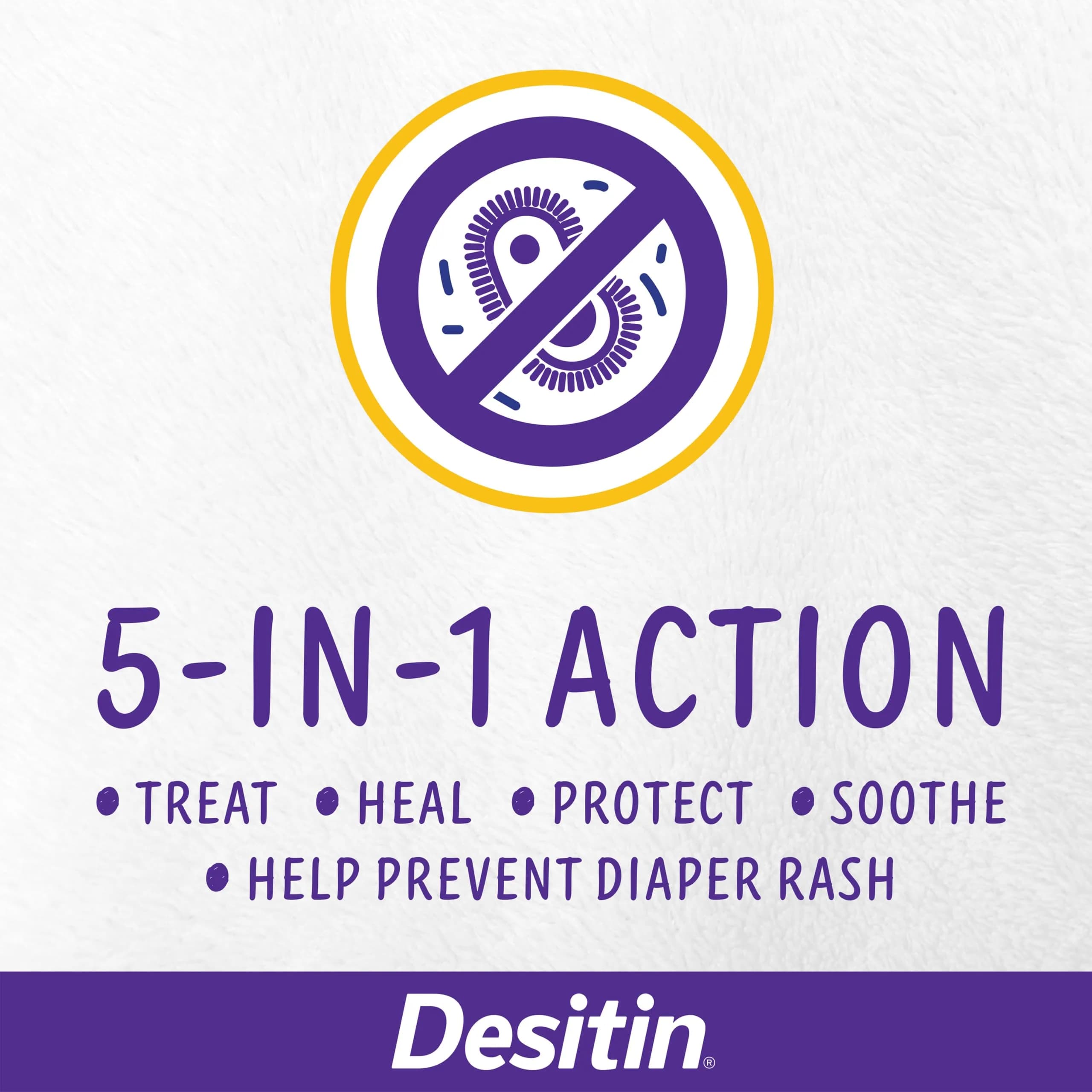 Desitin Maximum Strength Diaper Rash Paste 4.8 oz (136 g) | 40% Zinc Oxide for 12-Hour Protection - view 4