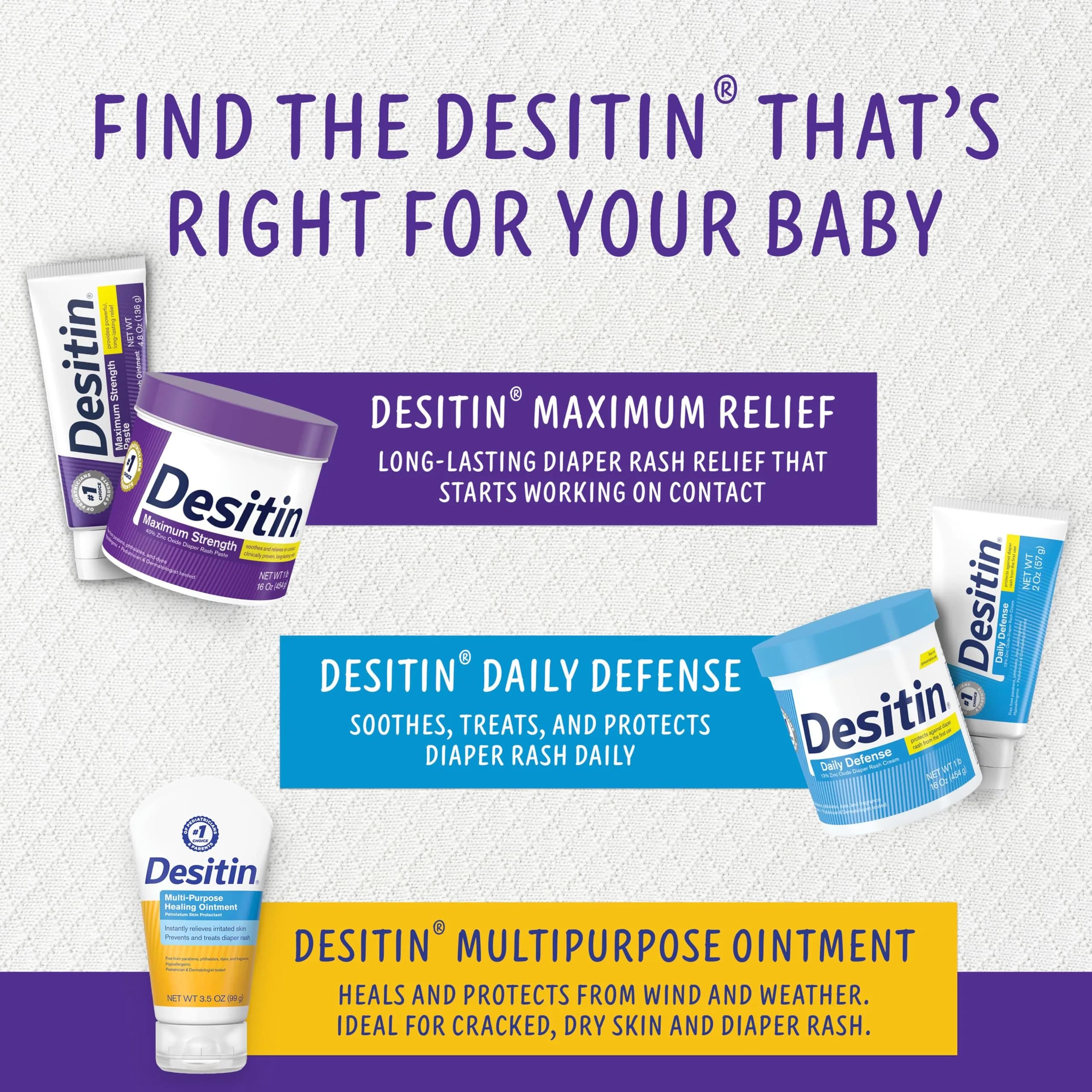 Desitin Maximum Strength Diaper Rash Paste 4.8 oz (136 g) | 40% Zinc Oxide for 12-Hour Protection - view 7