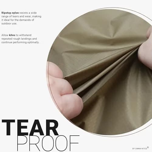 emma kites Yellow Ripstop Nylon Fabric 1-Yard (91cm x 152cm) | Water Resistant Tear Proof for Kites, Bags, Covers thumbnail 4