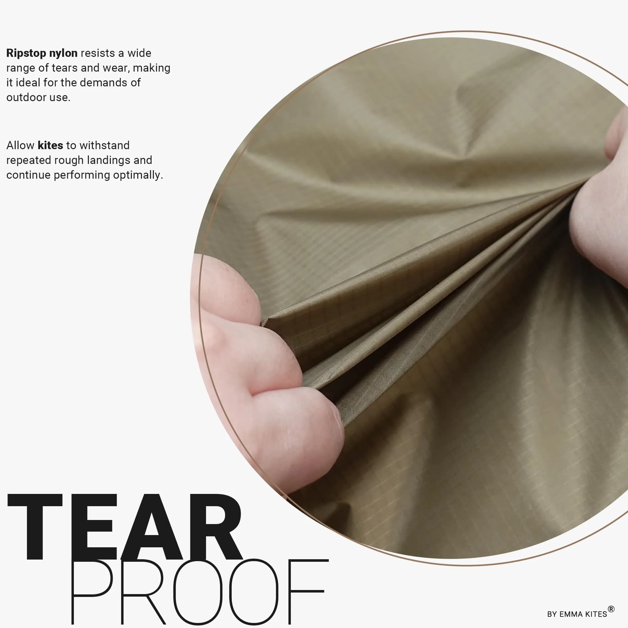 emma kites Yellow Ripstop Nylon Fabric 1-Yard (91cm x 152cm) | Water Resistant Tear Proof for Kites, Bags, Covers - view 4