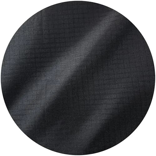 emma kites Black Ripstop Nylon Fabric 100 cm (1 Yard) | Water Resistant Tear Proof for Kites, Flags, Bags thumbnail 1