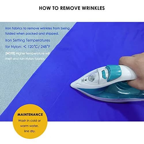 emma kites Black Ripstop Nylon Fabric 100 cm (1 Yard) | Water Resistant Tear Proof for Kites, Flags, Bags thumbnail 8