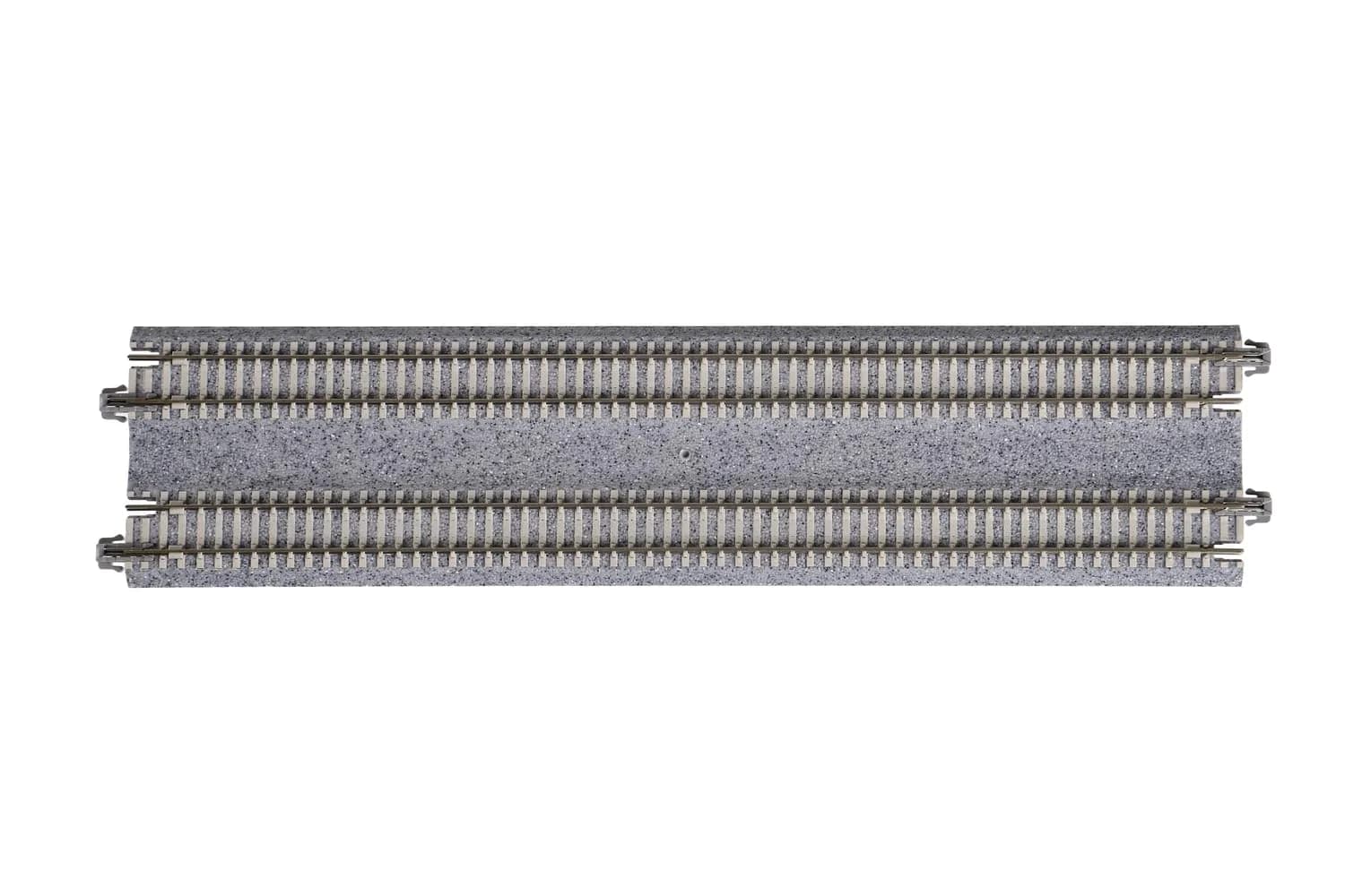 Kato N Unitrack 248mm (9.75 inch) Straight Double Track Section (2 pcs) | Compatible with N Scale Model Railroads - main product image