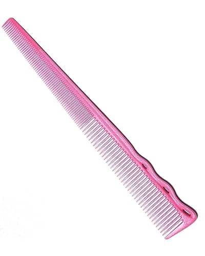 Y.S.PARK Pink Hair Comb 187 mm | Flexible Unisex Styling Tool for Hair Care thumbnail 1