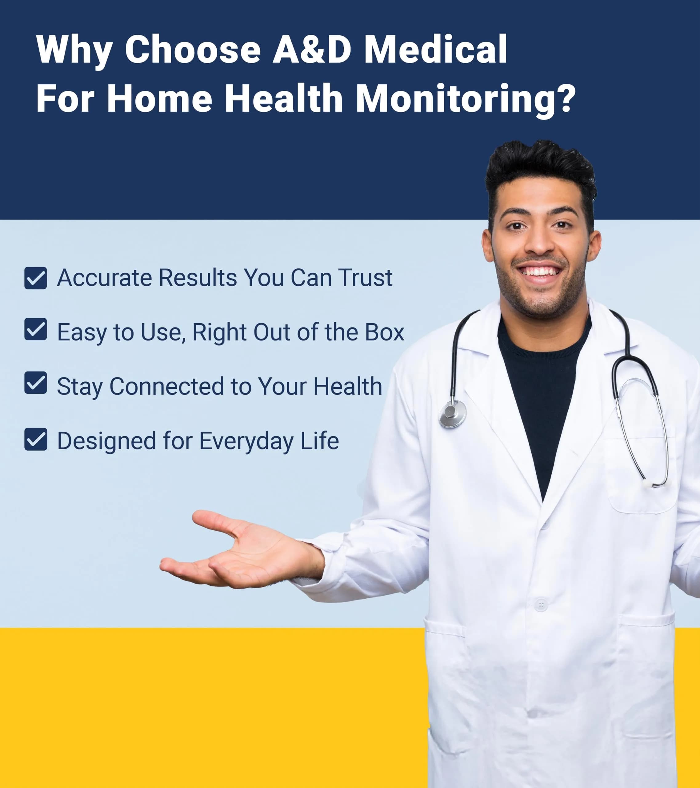 A&D Medical UA-767F Automatic Blood Pressure Monitor | 4 Users, 60 Memories/User, Wide Cuff 22-42cm, App Compatible - view 9