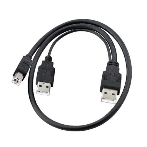 cablecc Dual USB 2.0 Type-A to Type-B Y Cable 60cm (2ft) | Extra Power & Data for External Drives thumbnail 9