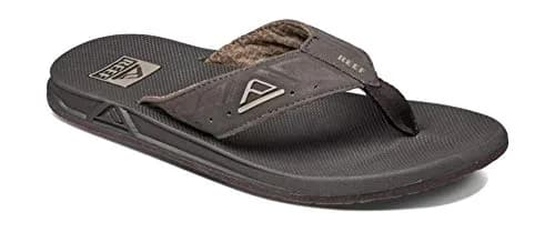 Reef Phantoms Mens Beach Flip Flop Water Friendly Supportive Molded Footbed Brown 9 thumbnail 4