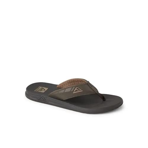 Reef Phantoms Mens Beach Flip Flop Water Friendly Supportive Molded Footbed Brown 9 thumbnail 8