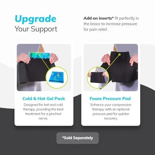 BraceAbility Elastic Low Back Brace | Compression Support for Sciatica & Herniated Disc (XL) thumbnail 4