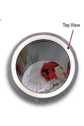 Dispense-Rite TCD-3-NB Drop-in Trash Chute 8.25" Diameter Stainless Steel | No Bottom, Medium thumbnail 2